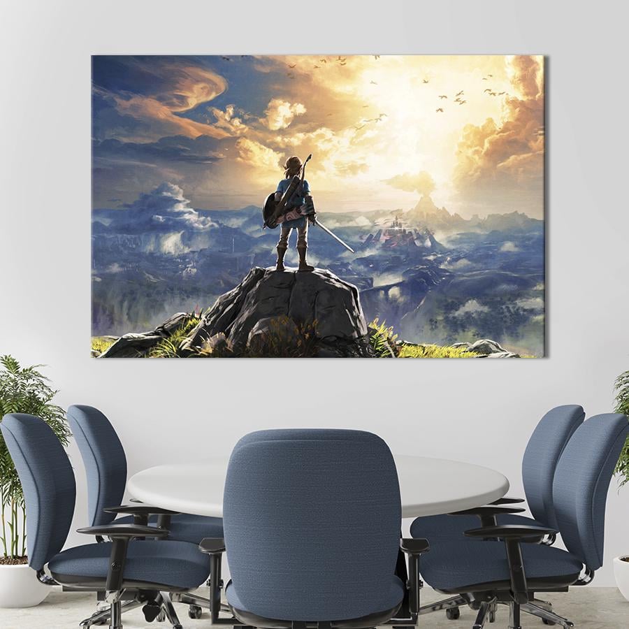Картина на холсте The Legend of Zelda 51x34 см (1514-1)
