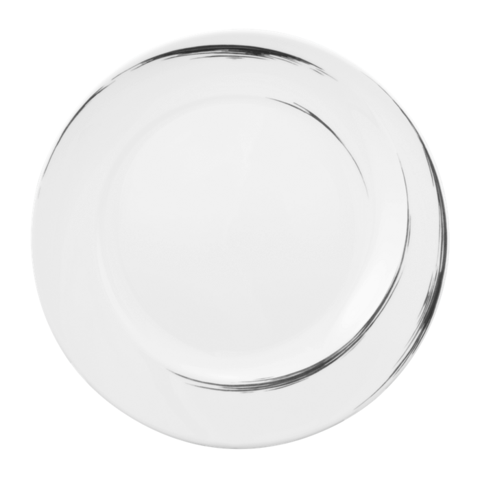 Тарілка кругла Seltmann Weiden Brush 28 см Grey (2508934)