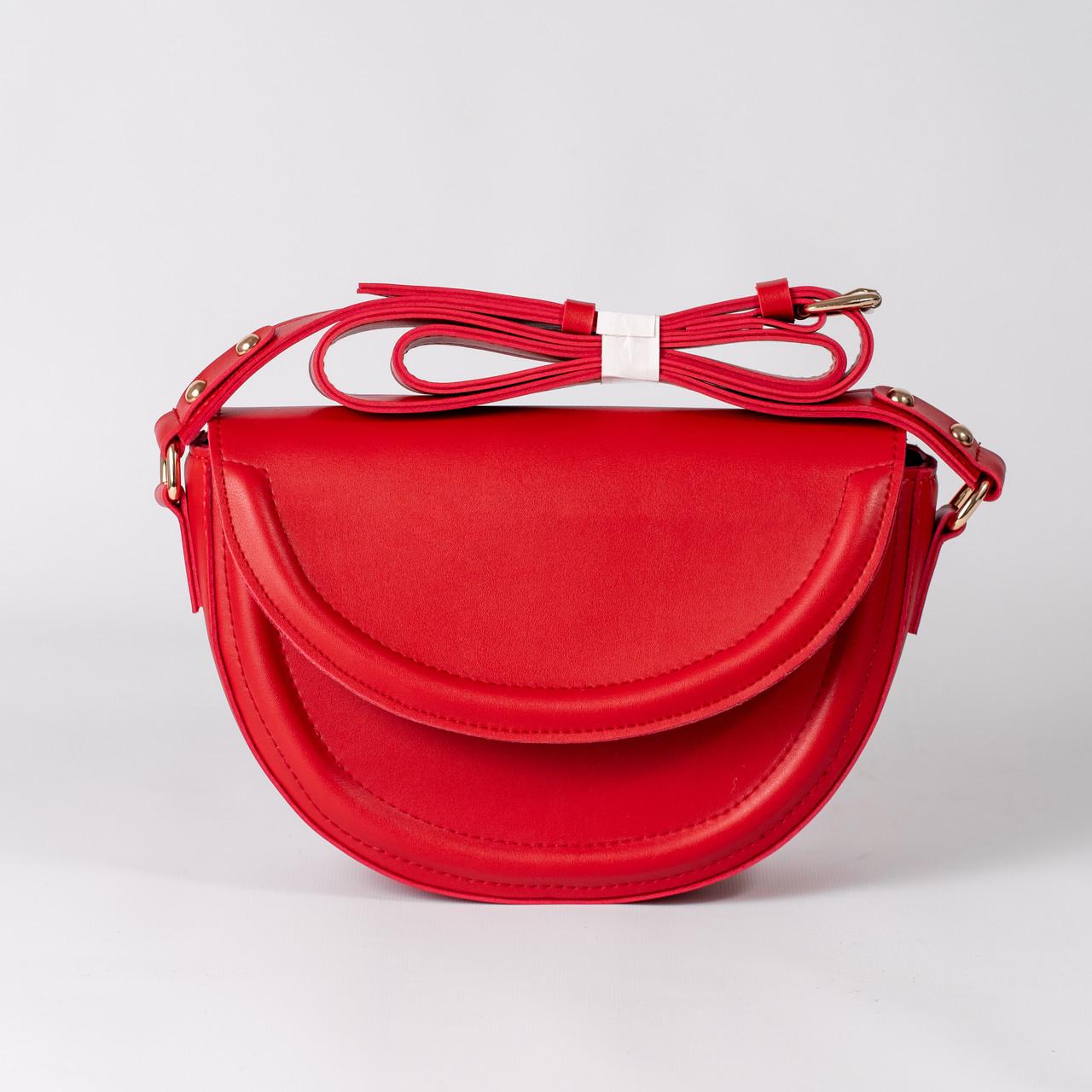 Сумка женская седло XENIA № 16-24 Красный - фото 1