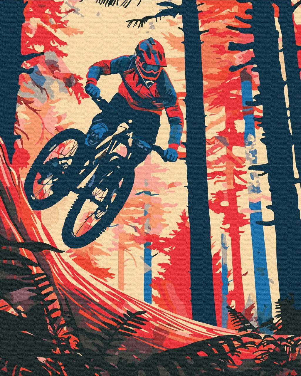 Картина по номерам BrushMe Адреналин на колесах BS54096 40x50 см (2316212782)