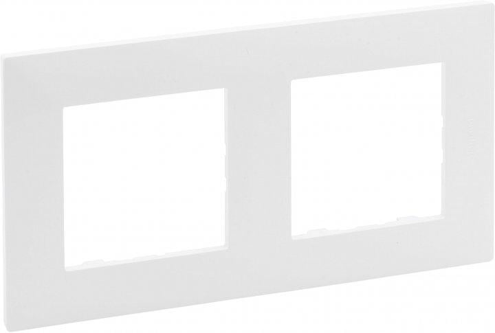 Рамка 2 пости Legrand 863192 Niloe Step пластик Білий (11693145) Рамка 2 пости Legrand 863192 Niloe Step пластик Білий (11693145)