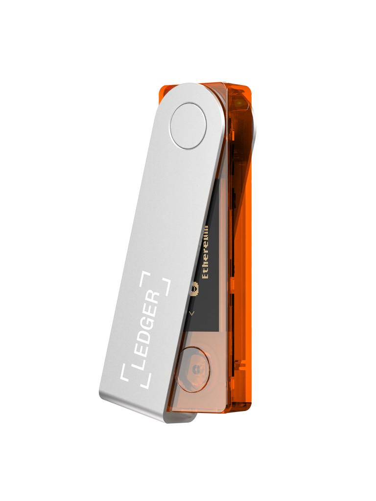 Крипто-кошелек аппаратный холодный Ledger Nano X Blazing Orange