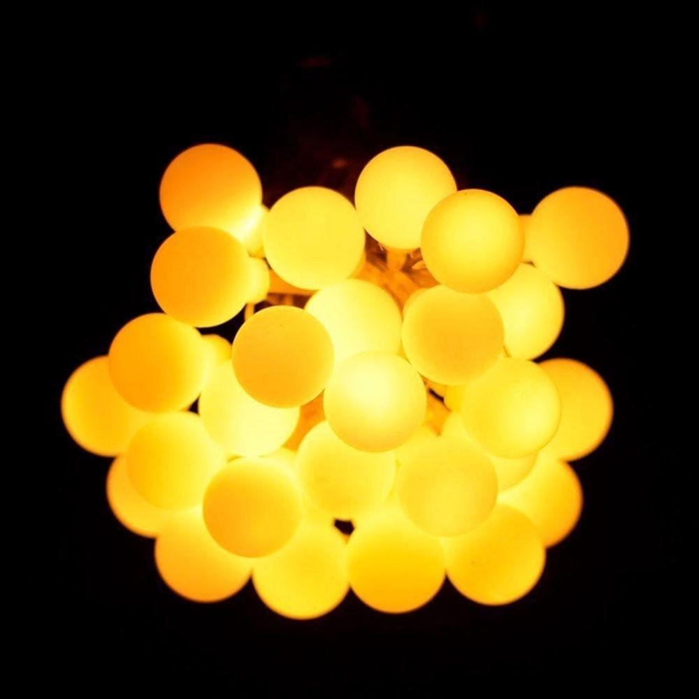 Гірлянда світлодіодна Кульки на ялинку 200 LED 10 мм 10 м білий провід Теплий білий - фото 7 Гірлянда світлодіодна Кульки на ялинку 200 LED 10 мм 10 м білий провід Теплий білий - фото 7