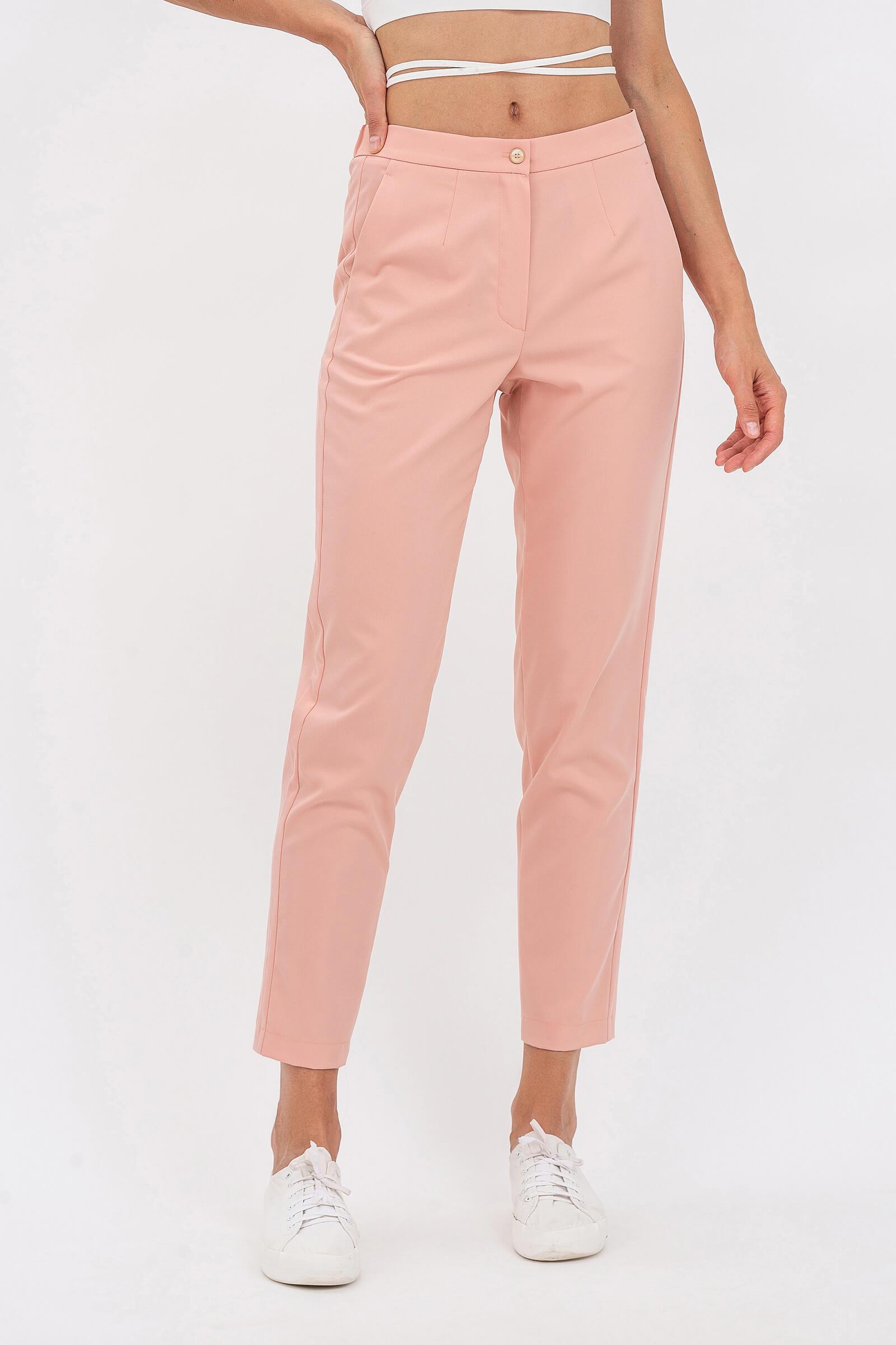 Брюки Lesia Рітон р. 42 Пудровий (122340000) - фото 4 Брюки Lesia Рітон р. 42 Пудровий (122340000) - фото 4