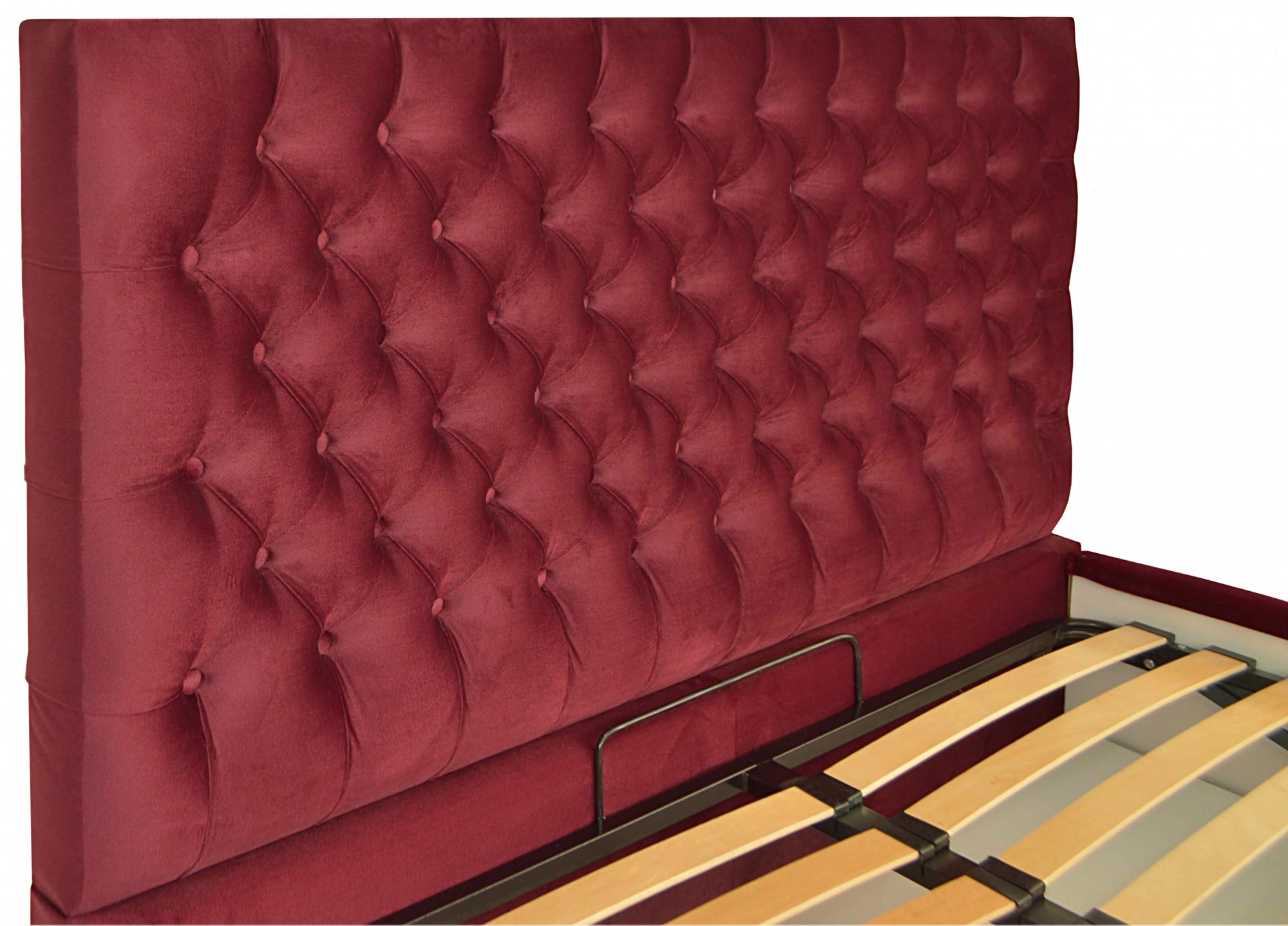 Кровать двуспальная Cambridge VIP Missoni 026 180х190 см Бордовый - фото 3 Кровать двуспальная Cambridge VIP Missoni 026 180х190 см Бордовый - фото 3