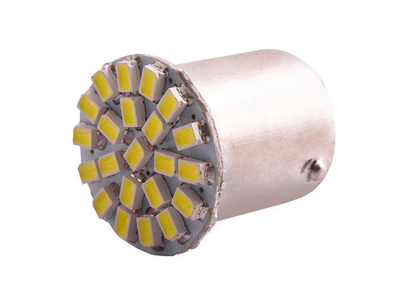 Автолампа світлодіодна T25 P21/5W (1157) 24 В SMD1206-22led Білий (2577)