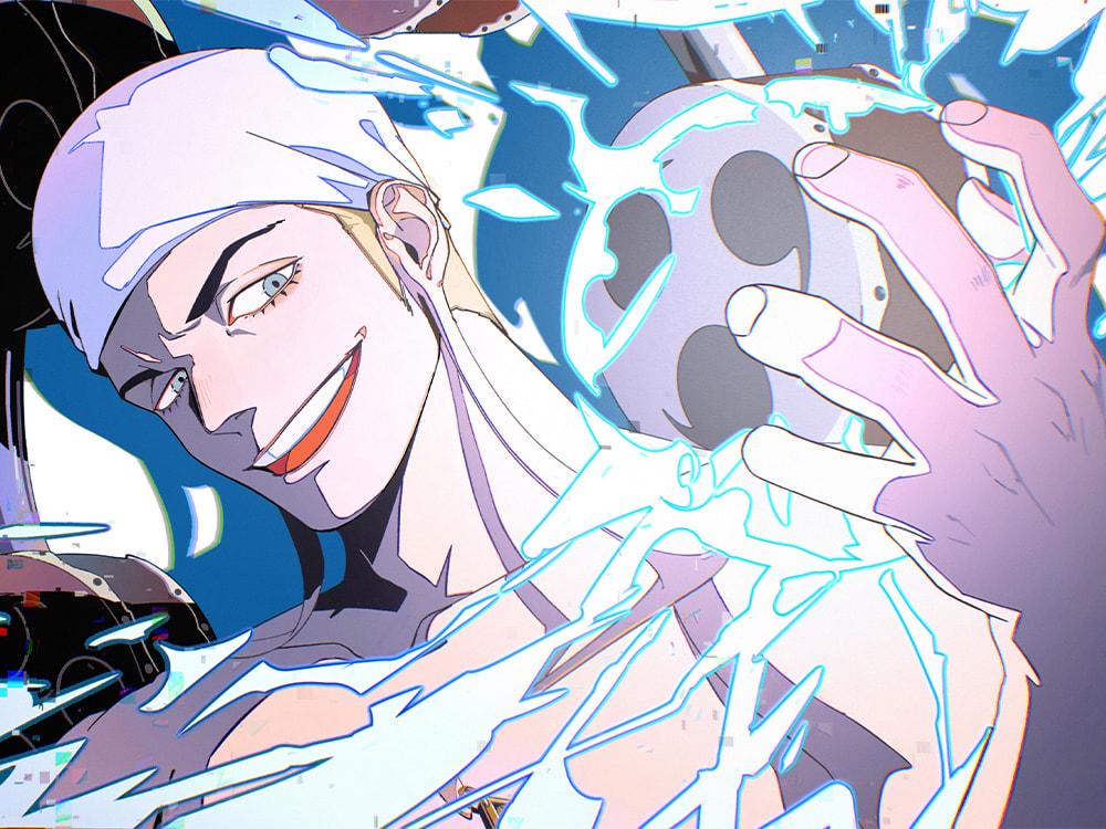 Алмазная мозаика SHLab Аниме One Piece Энель Вышивка Камнями SH-32696 Полная Выкладка 40x30 см (32696)