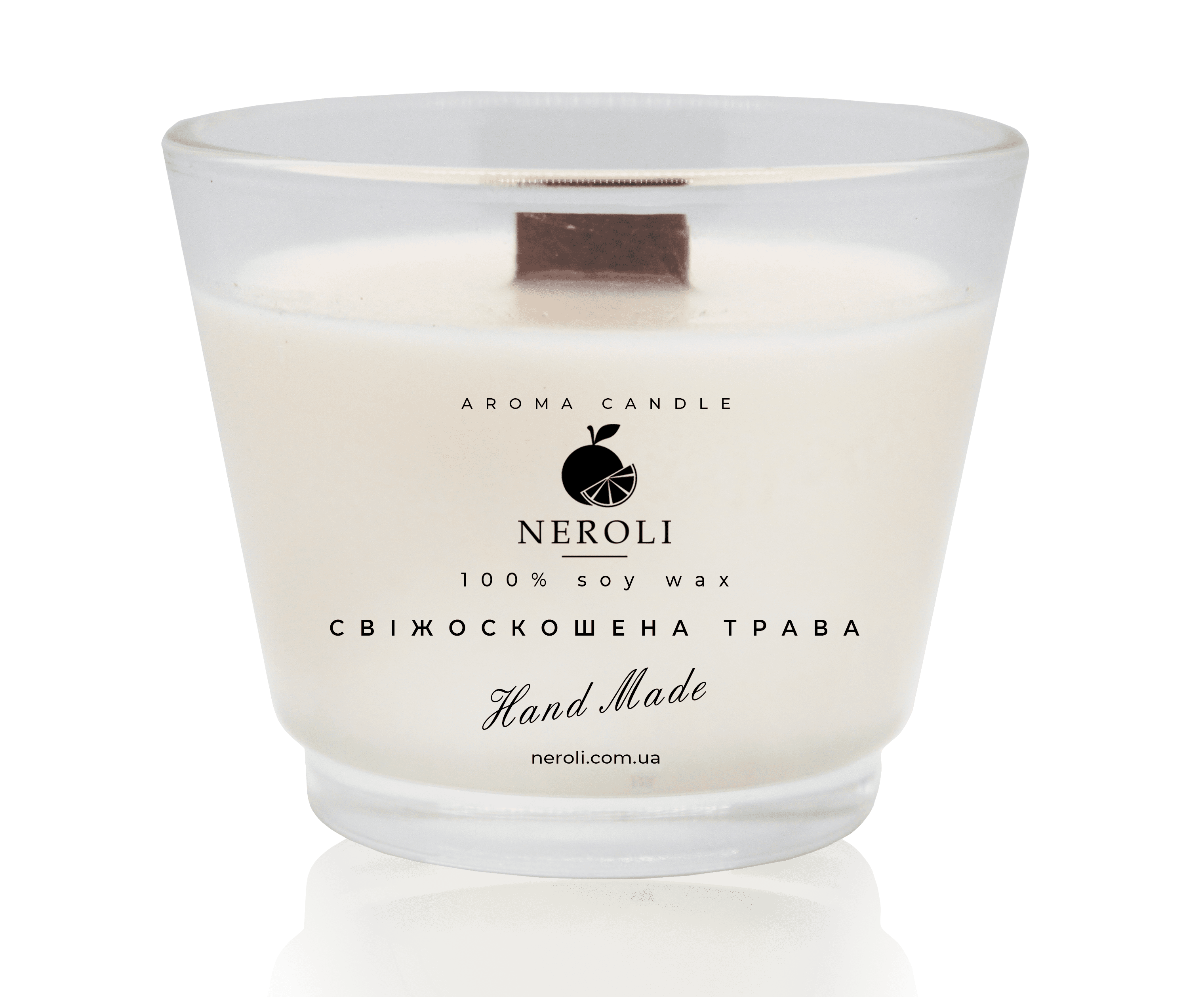 Аромасвеча соевая NEROLI Свежескошенная Трава Crystal Grace 100 мл