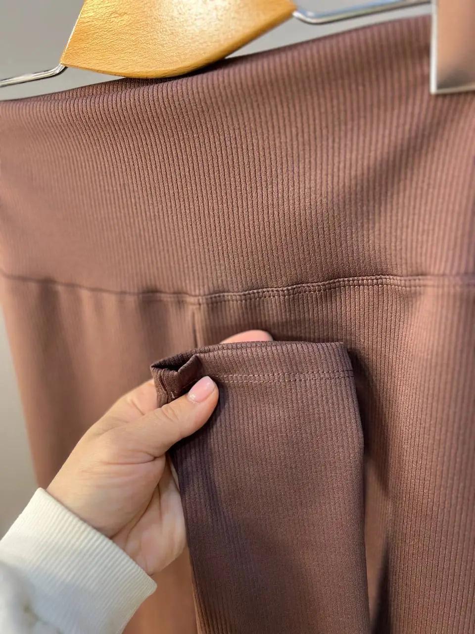 Лосины женские LADY HUREM 2247 рубчик широкий утягивающий пояс S Коричневый (1530) - фото 6 Лосины женские LADY HUREM 2247 рубчик широкий утягивающий пояс S Коричневый (1530) - фото 6