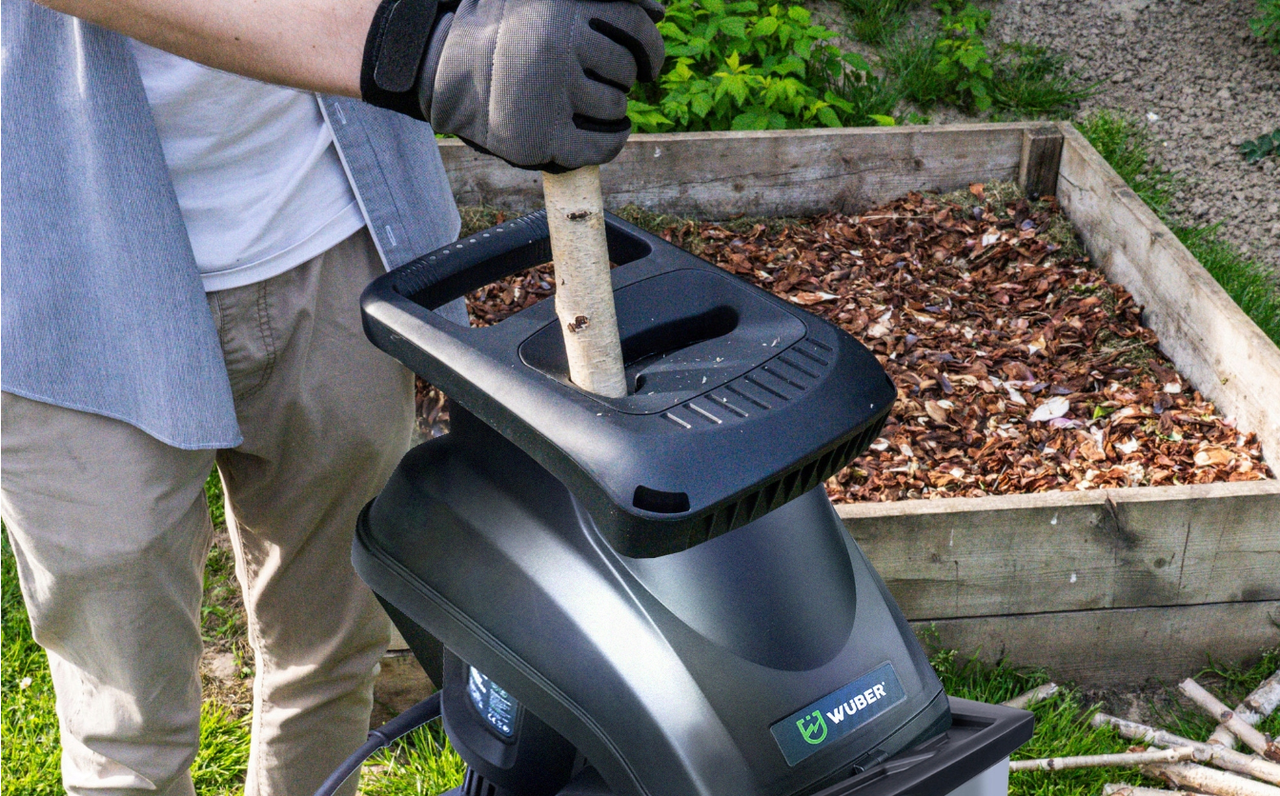Измельчитель веток электрический Wuber 3000 Вт 55 л - фото 3 Измельчитель веток электрический Wuber 3000 Вт 55 л - фото 3