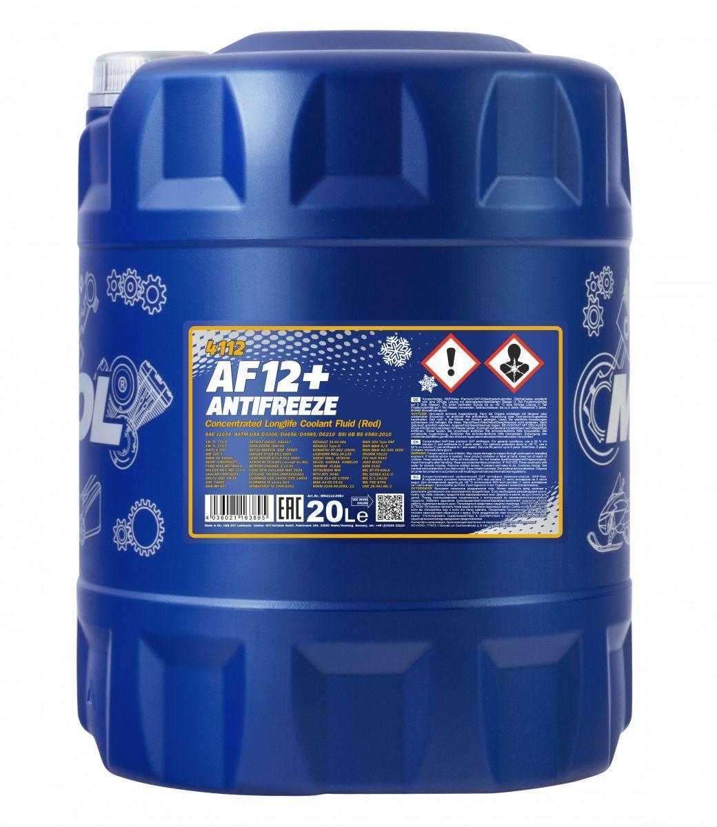 Антифриз Mannol AF12+ Concentrated Longlife Antifreeze концентрат -80°C 20 л 4112 Червоний (104264) Антифриз Mannol AF12+ Concentrated Longlife Antifreeze концентрат -80°C 20 л 4112 Червоний (104264)