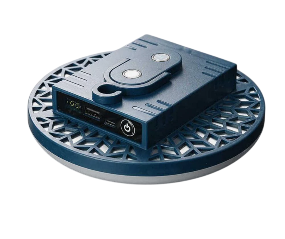 Ліхтар акумуляторний RR-28 з Power Bank 6000 mAh 60 LED USB Type C Біле світло/Синій (32141890)