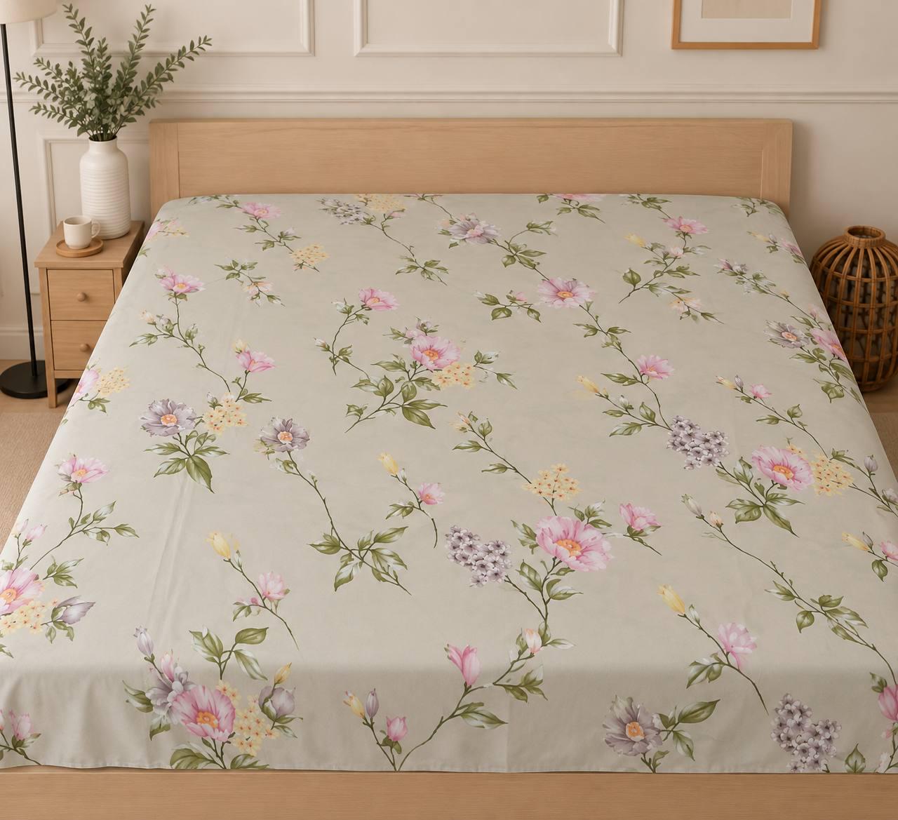 Простынь PaniPava Floral Watercolor бязь 200х220 см (92109857)