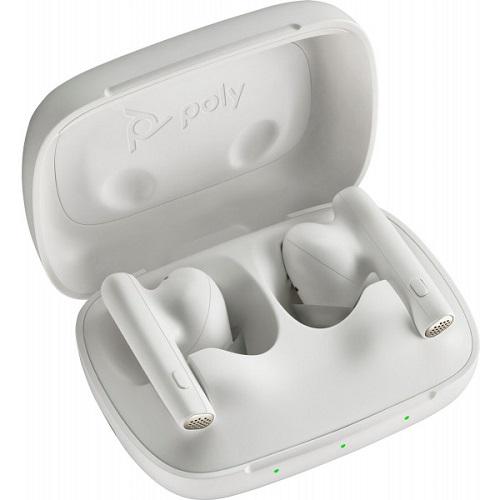 Навушники з мікрофоном Poly TWS Voyager Free 60 Earbuds BT700C BCHC White (7Y8L4AA) - фото 5