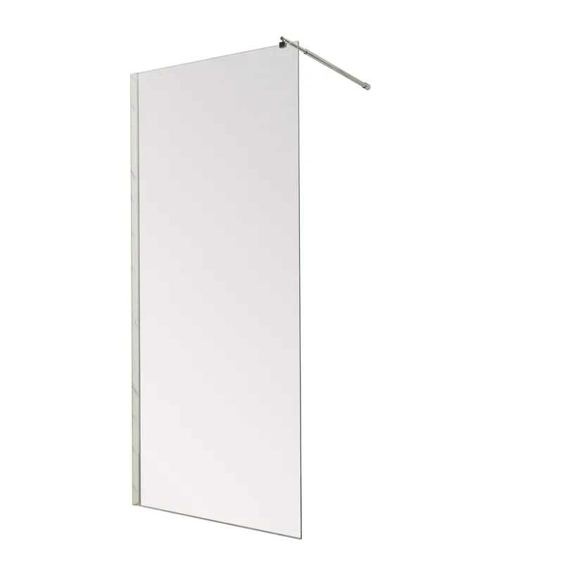 Душевая перегородка Mixxus Premium FLAT SP01-80x200-TR Walk-In прозрачное стекло 8 мм Chrome (MI6849)