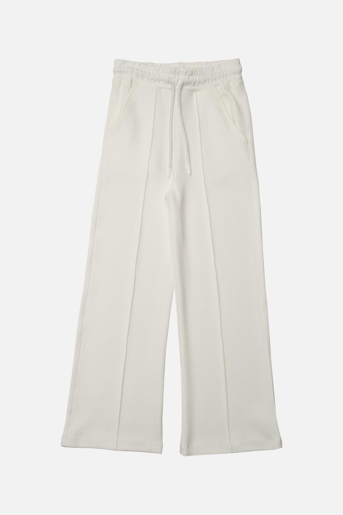 Штаны спортивные для девочки 146 см Молочный