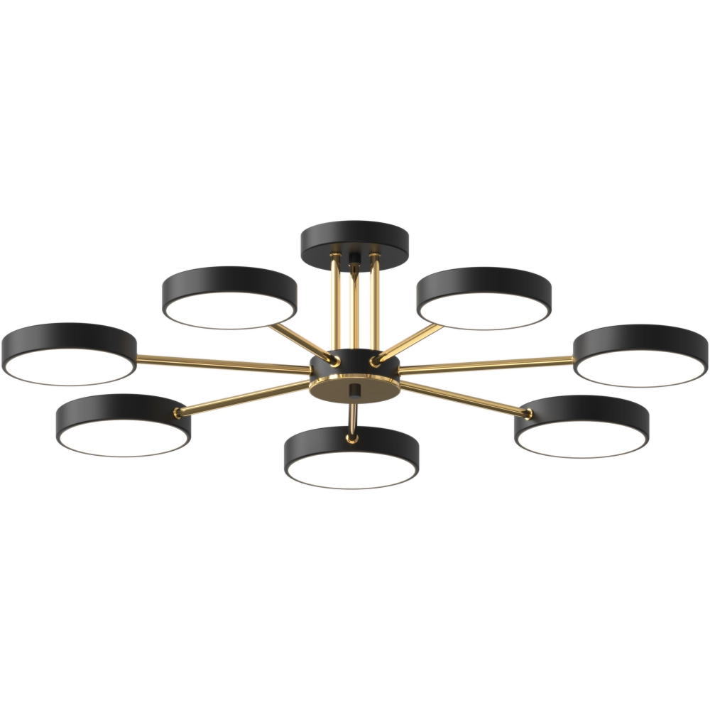 Люстра світлодіодна акрилова Sirius B X13242/7 BK+FGD (27453058)