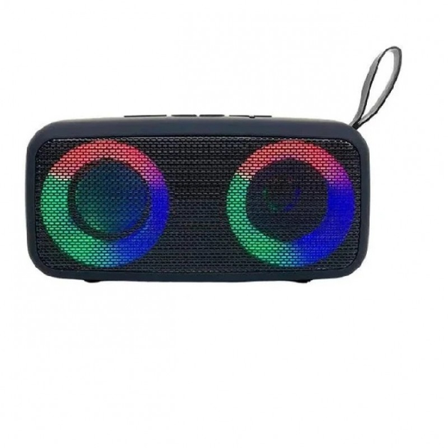 Колонка безпровідна з підсвічуванням NB-051 Чорний (70505)