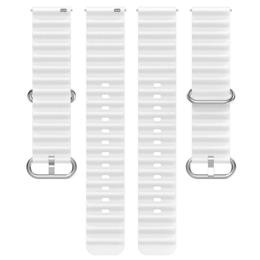 Ремешок силиконовый Primolux Ocean для часов Xiaomi Redmi Watch 5 Active/5 Lite White (2770979625) - фото 3 Ремешок силиконовый Primolux Ocean для часов Xiaomi Redmi Watch 5 Active/5 Lite White (2770979625) - фото 3