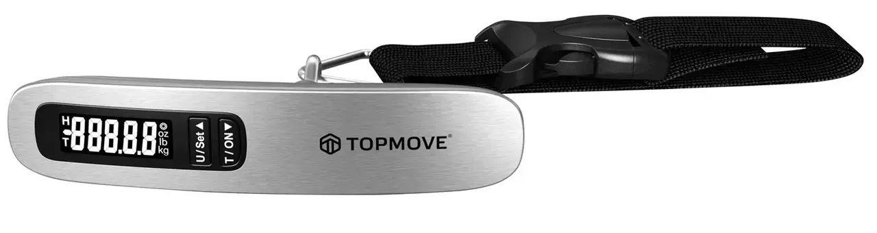 Ваги для багажу Topmove Travele Сріблястий (IAN445572) Ваги для багажу Topmove Travele Сріблястий (IAN445572)