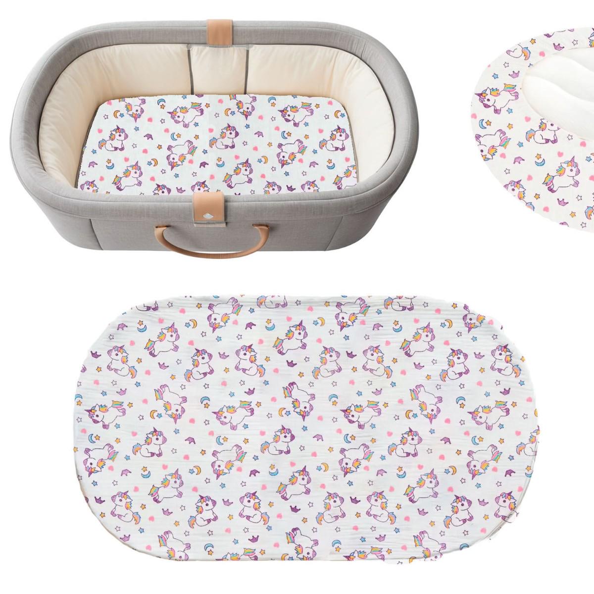 Простынь в детскую коляску на резинке Bimbo 80х45 см (38203) - фото 3