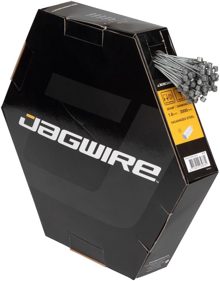 Трос для гальма JAGWIRE Basics D 1.6 мм L2000 мм BWC3003 гальванізований Sram/Shimano MTB 100 шт. (CAB-94-31)