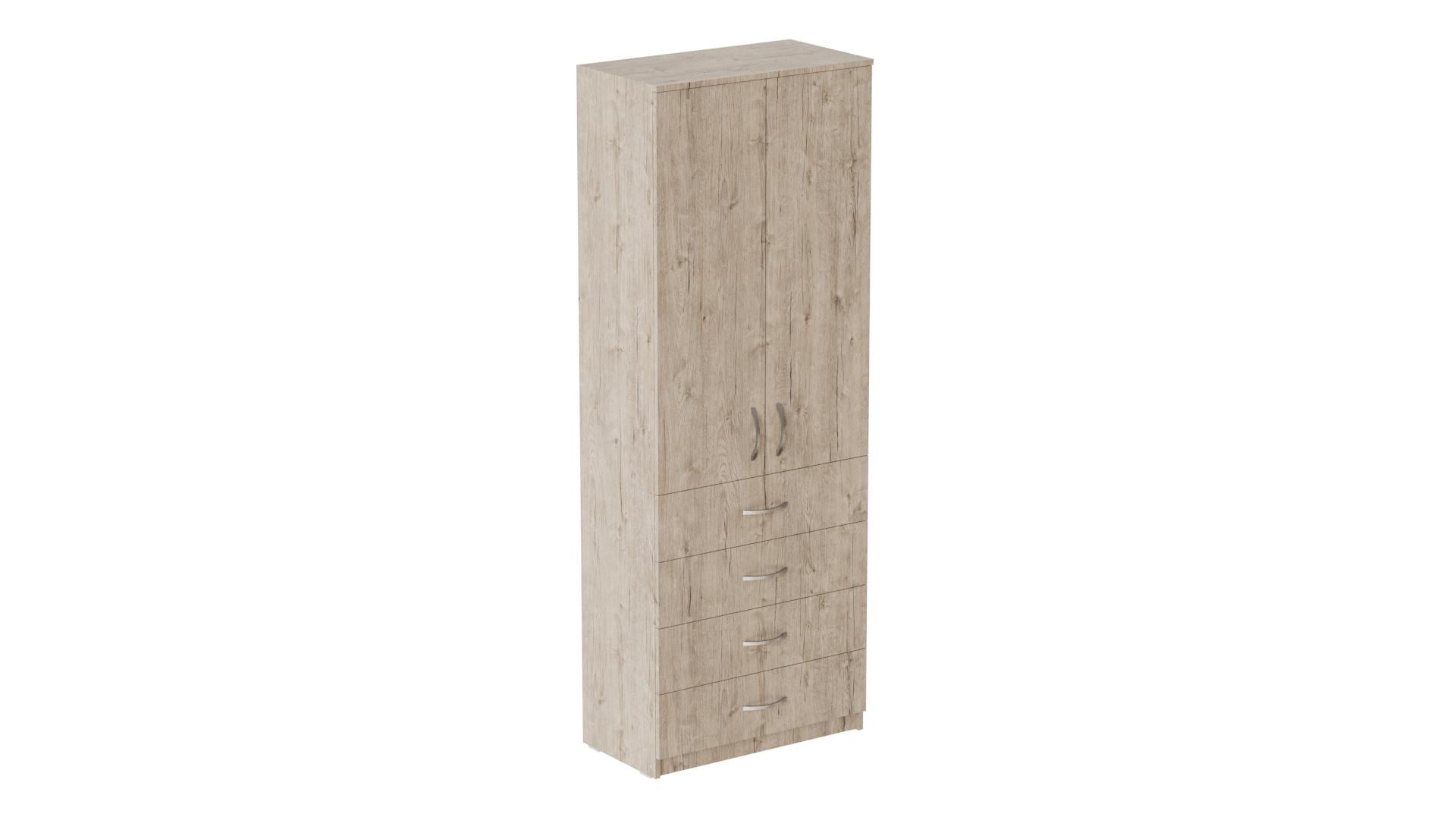 Шафа Ferrum-decor Анжело на 3 полиць з 2 дверима та 4 ящики ДСП 16 мм 900x700x380 мм Дуб Артизан (FRD-105026) Шафа Ferrum-decor Анжело на 3 полиць з 2 дверима та 4 ящики ДСП 16 мм 900x700x380 мм Дуб Артизан (FRD-105026)