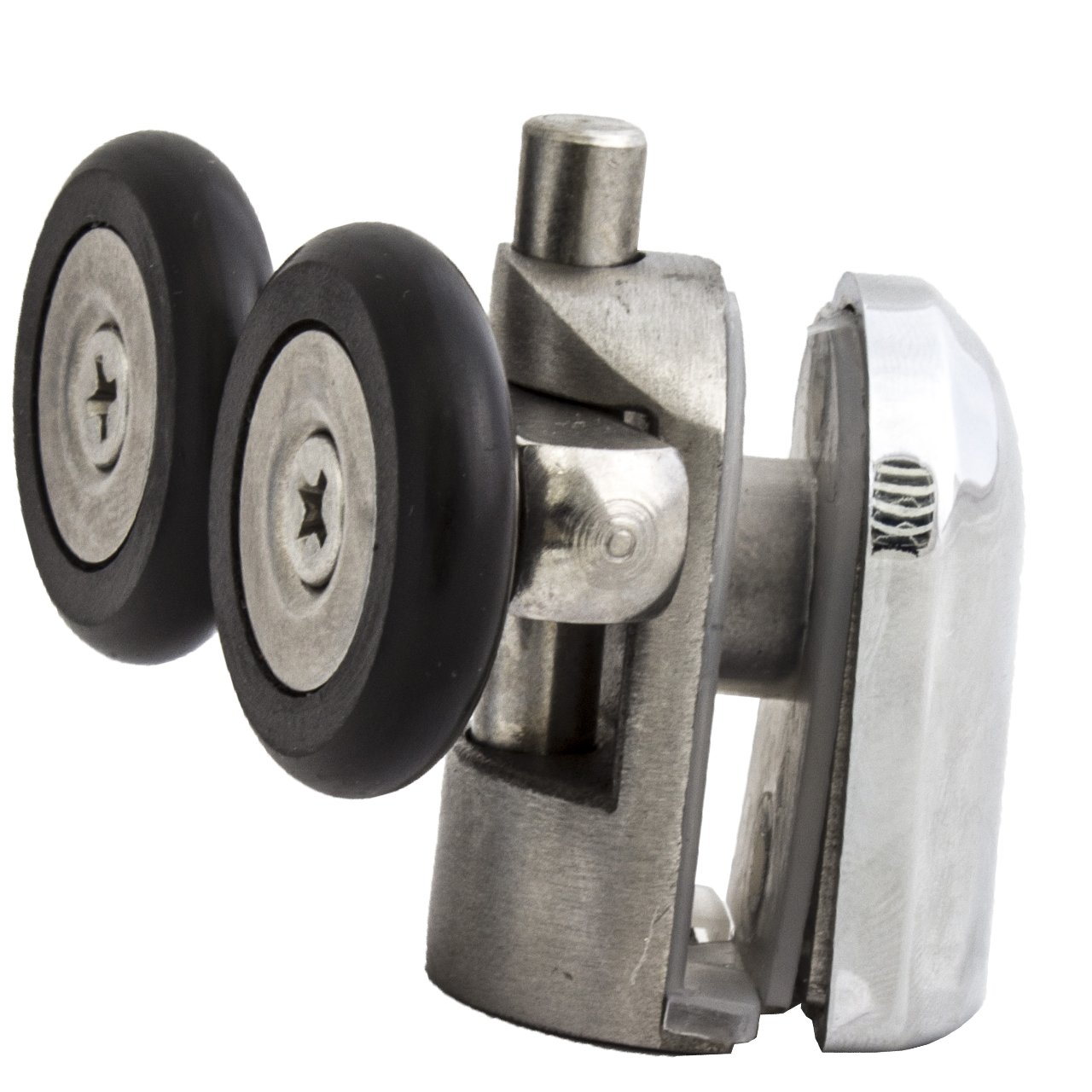 Ролики для душевой кабины нижние нажимные металлические из нержавеющей стали d 23 мм (Н43Х 23)