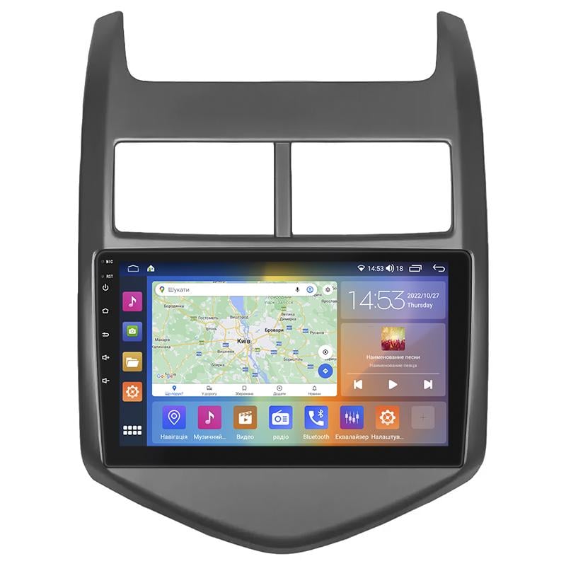 Штатная магнитола 9" Lesko для Chevrolet Aveo II 2011-2020 4/64Gb CarPlay 4G Wi-Fi GPS Prime Шевролет