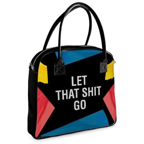 Сумка Presentville с принтом Oxford Let that shit go (OXF LP003 BL)