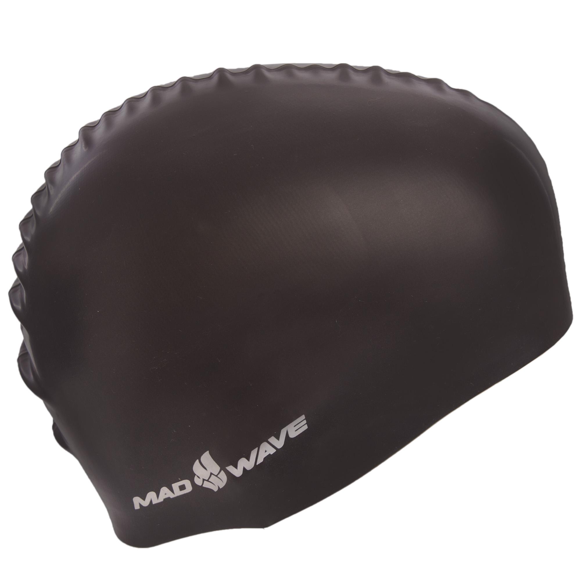 Шапочка для плавання для дорослих MadWave INTENSIVE M053501 силіконова Чорний (M053501_Черный) - фото 2 Шапочка для плавання для дорослих MadWave INTENSIVE M053501 силіконова Чорний (M053501_Черный) - фото 2