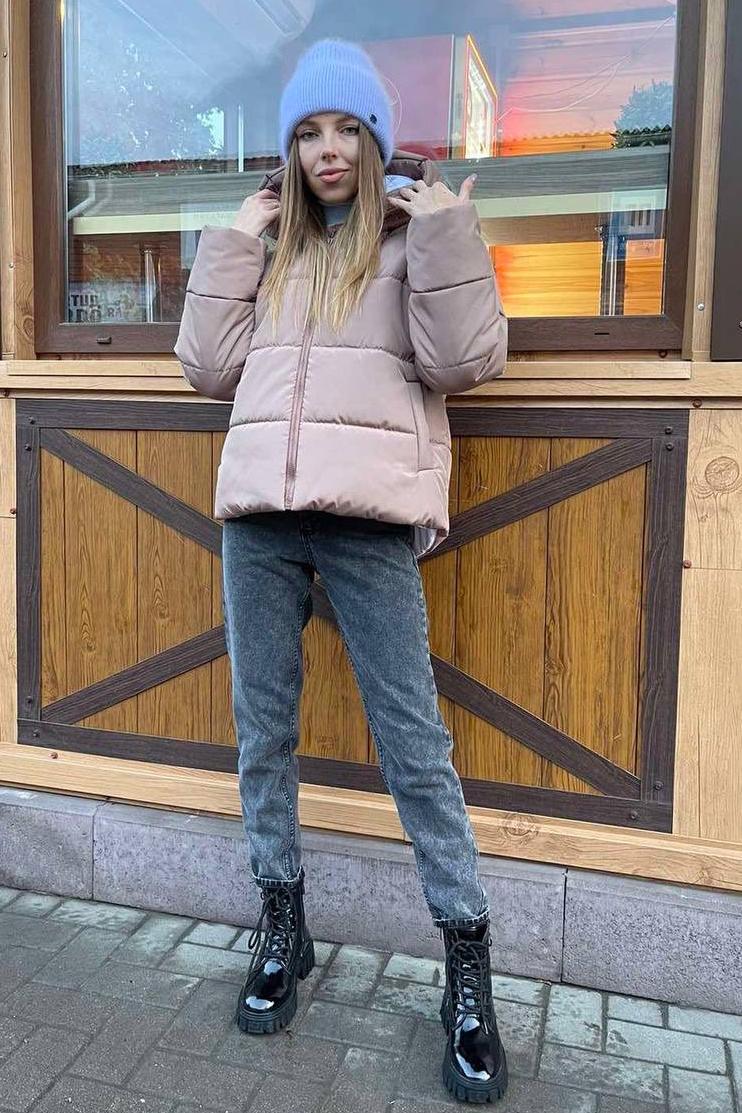 Куртка женская M Бежевый (190595) Куртка женская M Бежевый (190595)