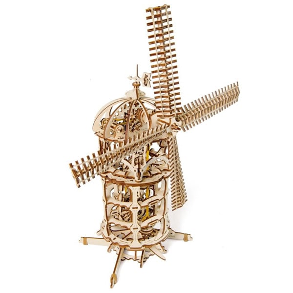 3D пазл механический UGEARS «Башня-Мельница» - фото 2