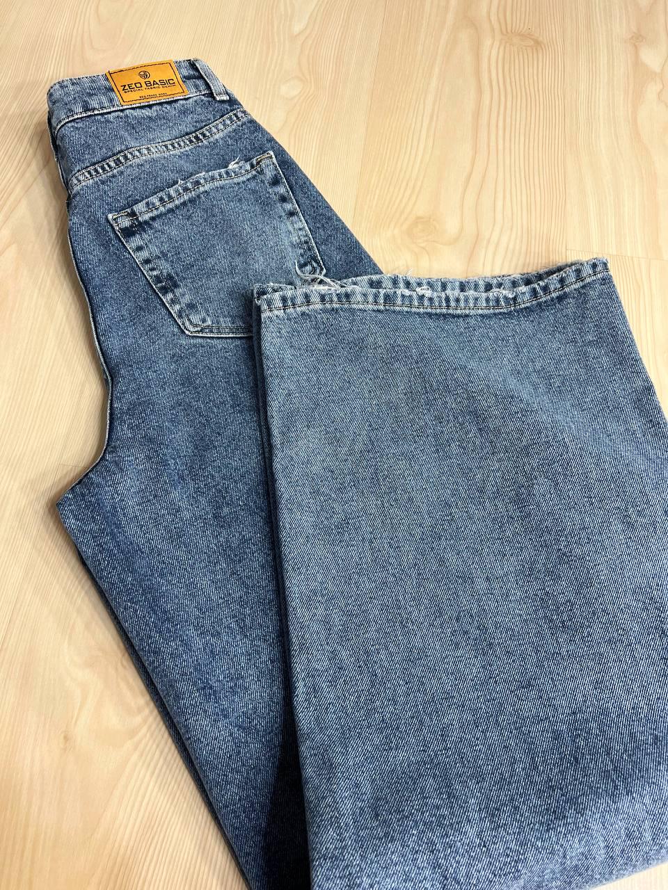 Джинси жіночі ZEO Basic 4635 WIDE LEG palazzo jeans висока посадка широкі довгі р. 40 Світло-синій (3671) - фото 7 Джинси жіночі ZEO Basic 4635 WIDE LEG palazzo jeans висока посадка широкі довгі р. 40 Світло-синій (3671) - фото 7