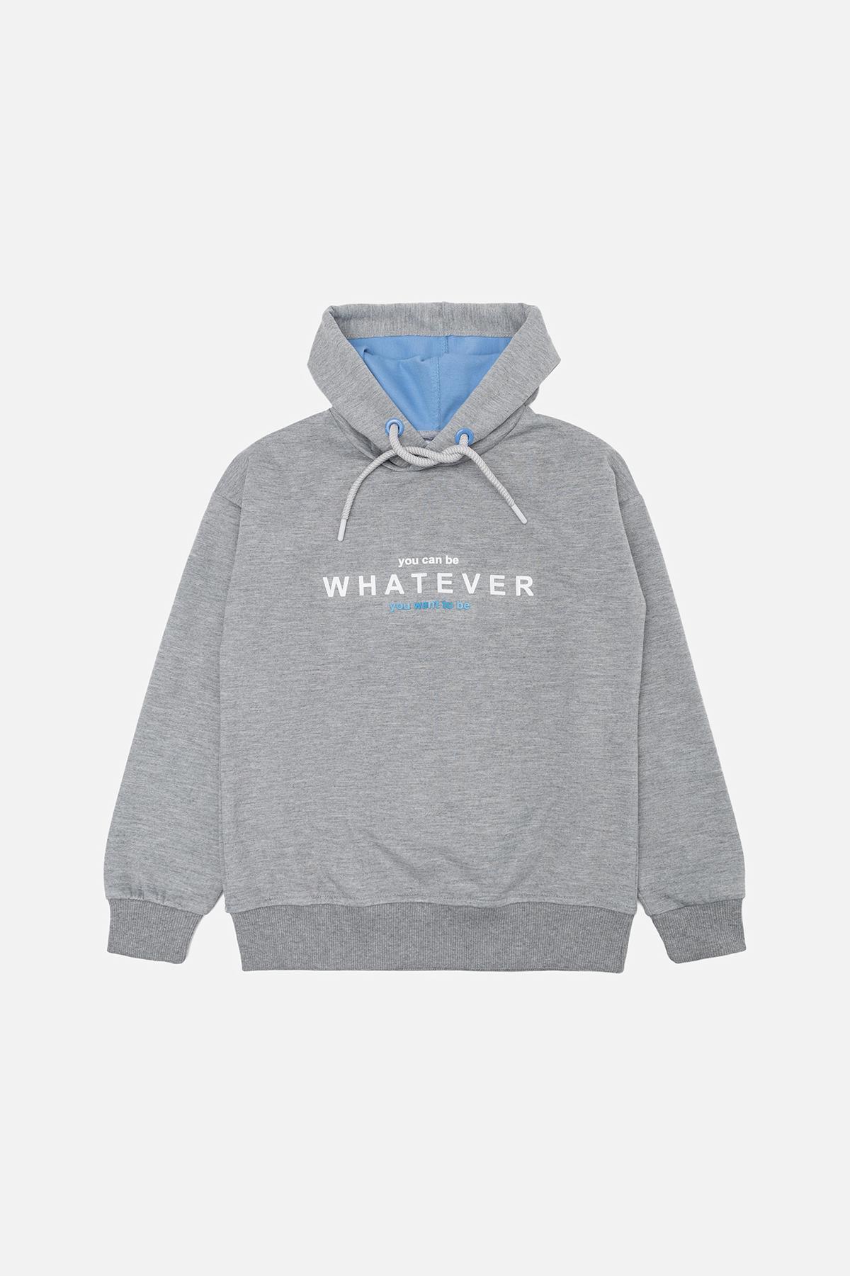 Худи для мальчика ЦБ-00241418 134 см Серый (28575770)