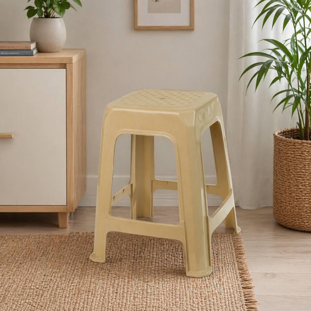 Табурет пластиковый R-Plastic 360x360x435 мм (00007/beige)