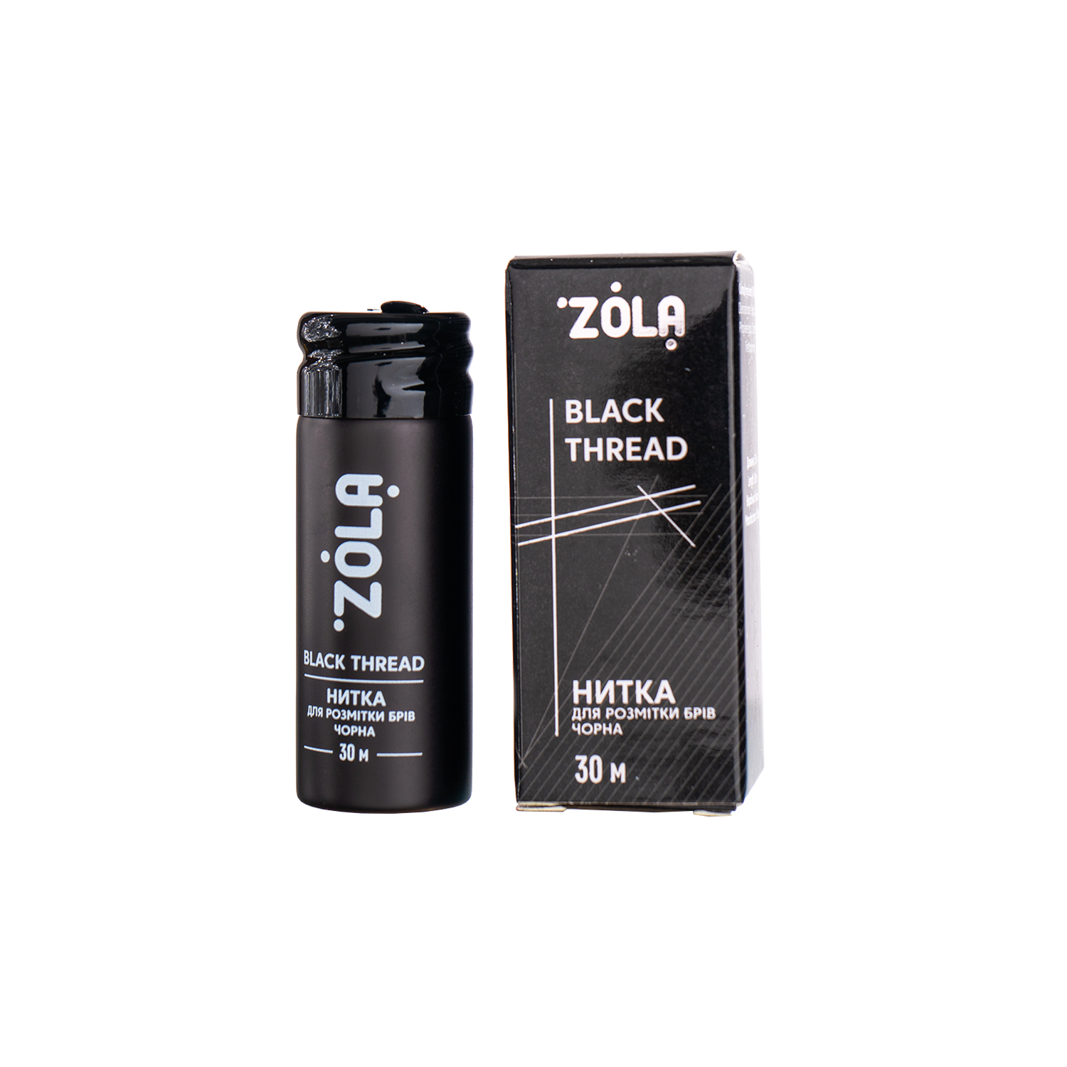 Нить для разметки бровей Zola 30 м Черный