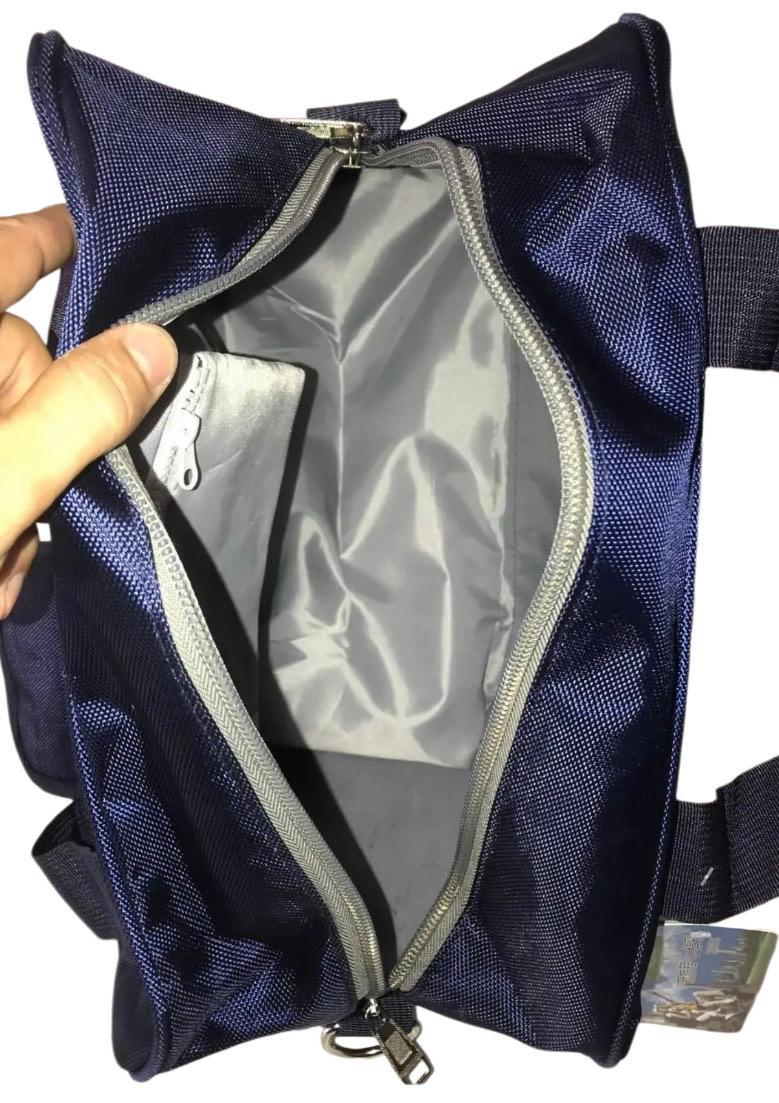 Сумка дорожня велика з боковими кишенями та з довгим ремінем через плече 65 л Синій (5686) - фото 5 Сумка дорожня велика з боковими кишенями та з довгим ремінем через плече 65 л Синій (5686) - фото 5