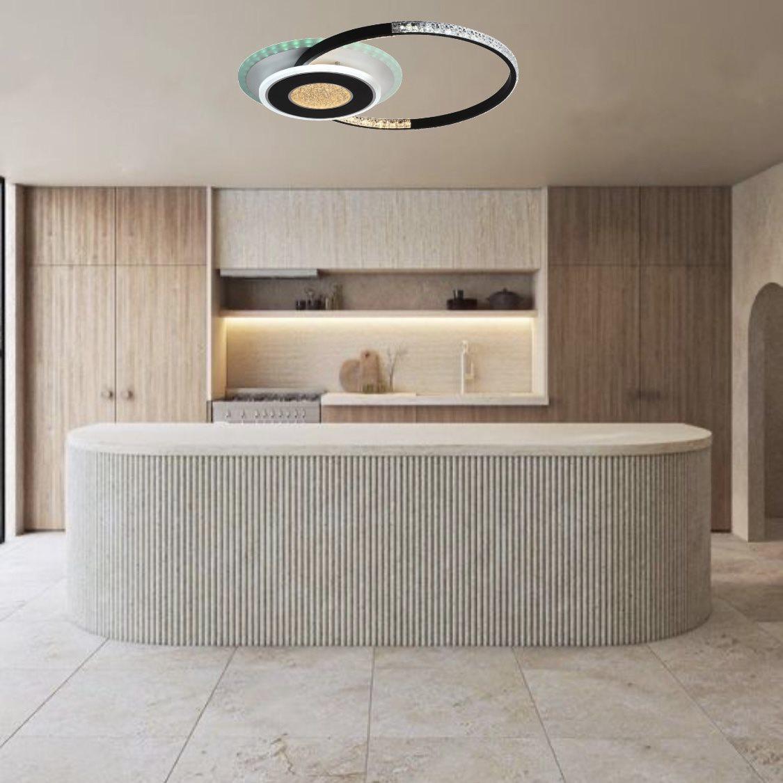 Люстра світлодіодна акрилова Sirius C7067/500 WH+BK RGB 80W/8W - фото 7 Люстра світлодіодна акрилова Sirius C7067/500 WH+BK RGB 80W/8W - фото 7