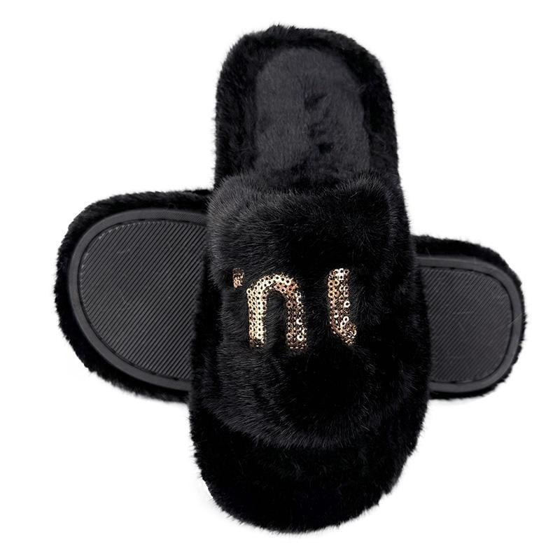 Тапочки комнатные женские 8012-1 р. 38-39 24,5-25 см Черный