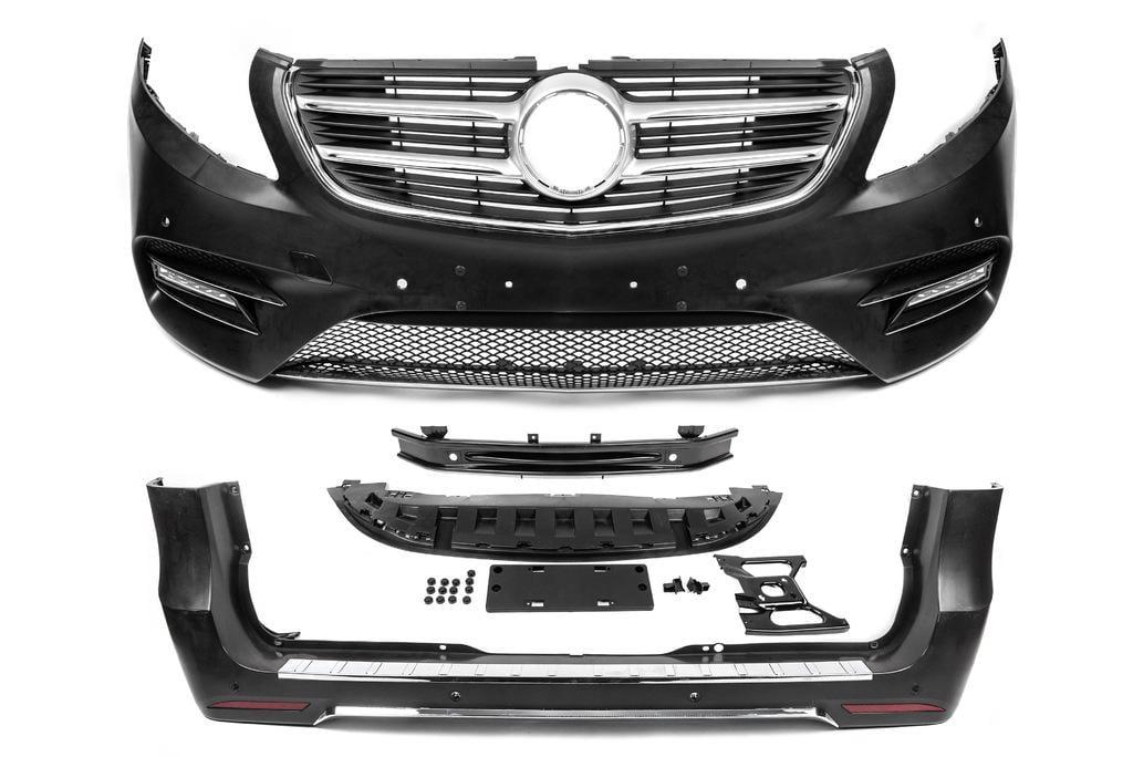 Комплект обвесов GBT для Mercedes Vito/V-class W447 2014- гг. разные материалы