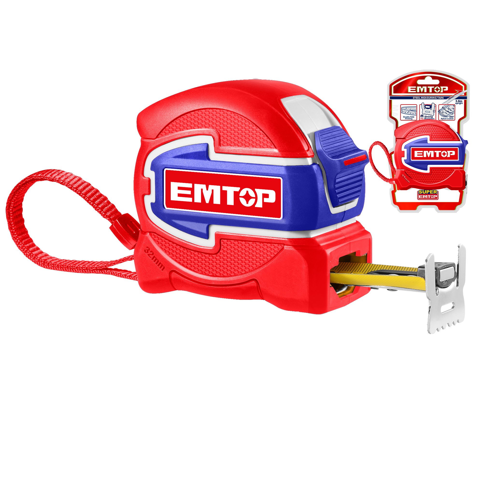 Рулетка EMTOP EMTP80832M 8 м