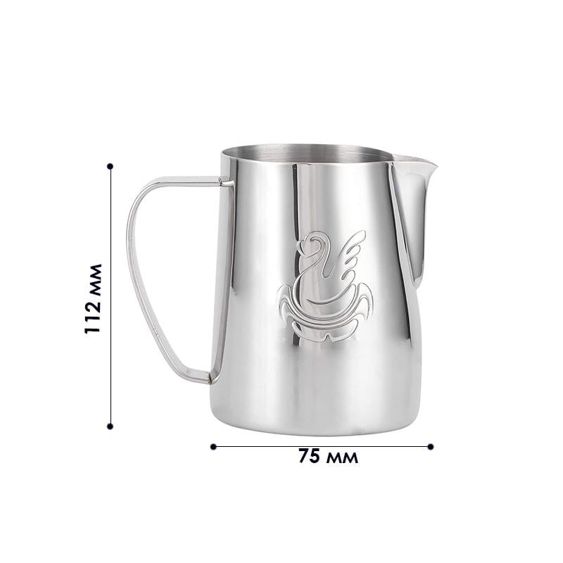 Молочник JibbiJug нержавеющая сталь 600 мл Silver (2630752316) - фото 5 Молочник JibbiJug нержавеющая сталь 600 мл Silver (2630752316) - фото 5