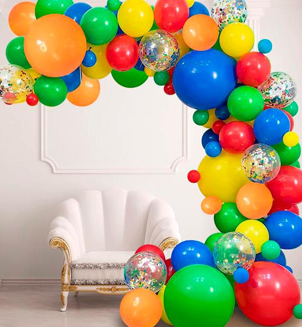 Арка из шаров Colorful набор 133 шт. (12337389)