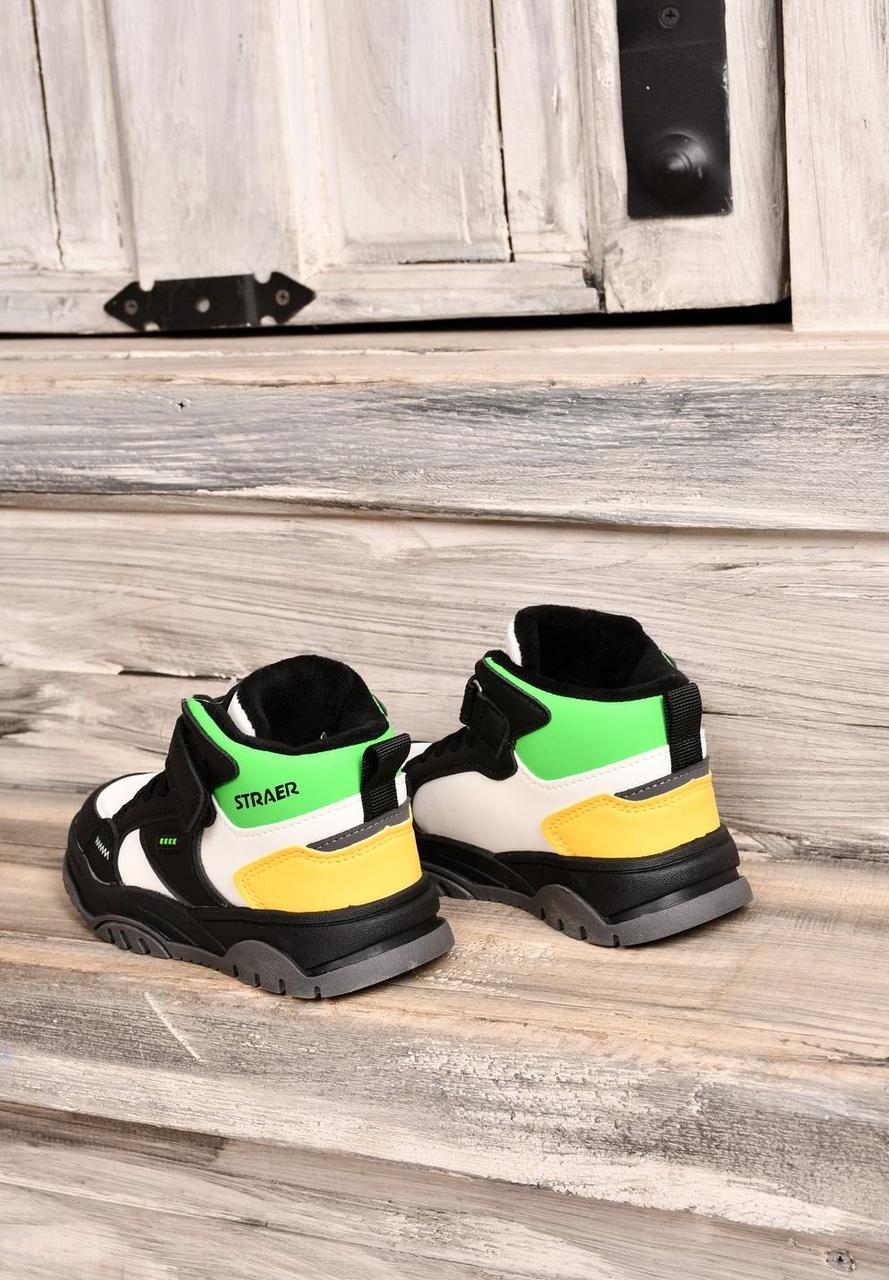 Хайтопи демісезонні для хлопчика W.niko BG1177 р. 33/20,5 см Чорний (2392706735) - фото 5