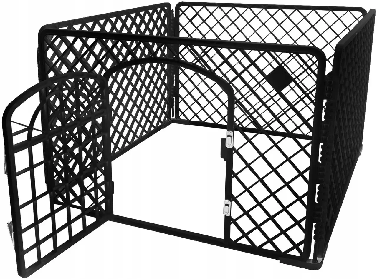 Манеж для животных пластиковый Purlov 15743 90x90x60 см Черный (15743) Манеж для животных пластиковый Purlov 15743 90x90x60 см Черный (15743)