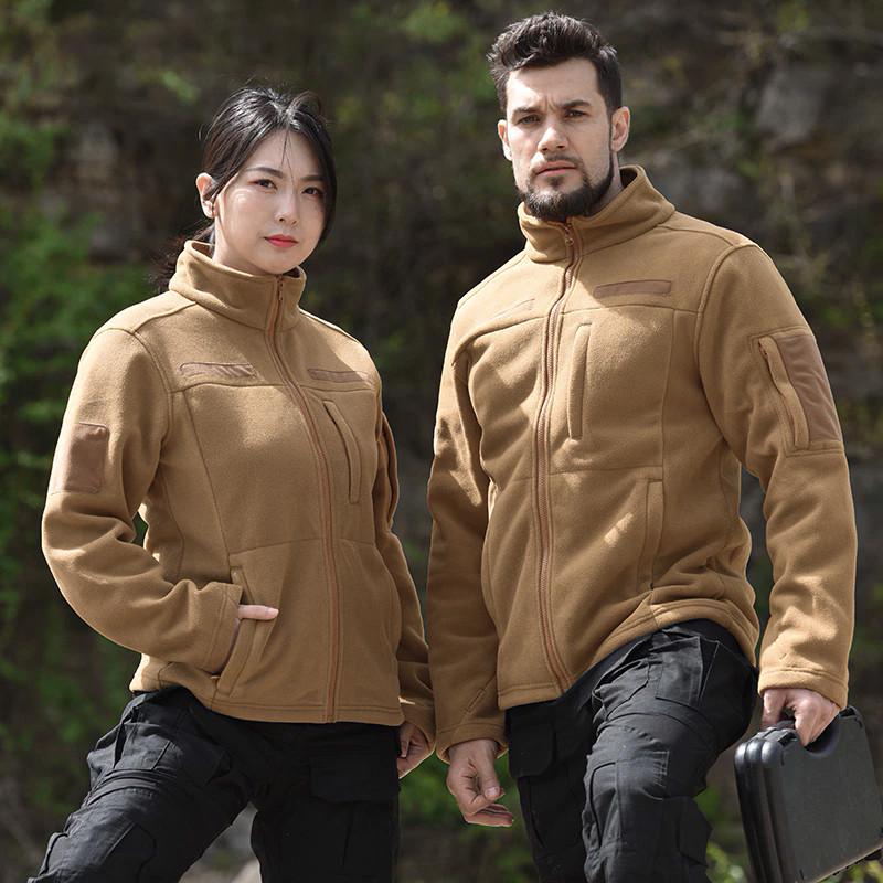 Кофта флісова чоловіча Han-Wild HW012 Sand Khaki 2XL - фото 4