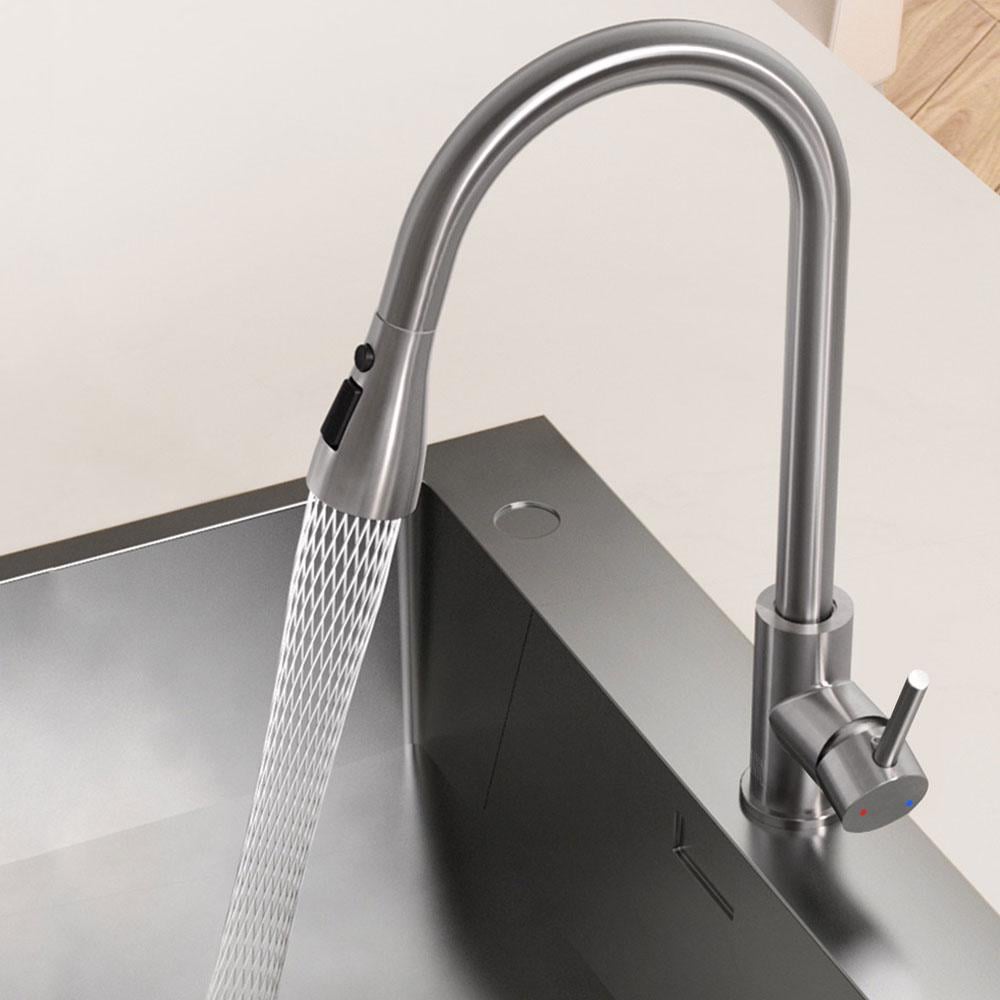 Смеситель выдвижной кухонный DIIIB Pull-out Kitchen Faucet (DXCF021) - фото 2