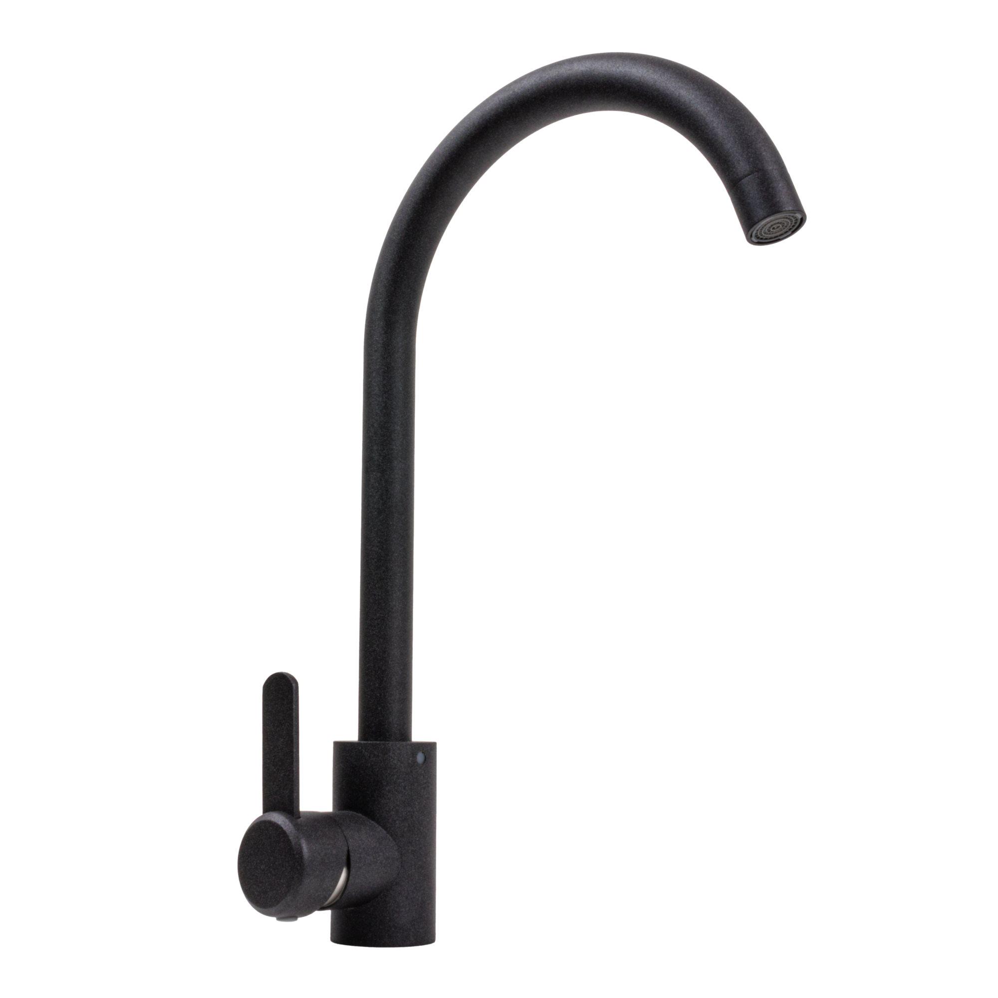 Смеситель кухонный Platinum 7990 NEST Карбон