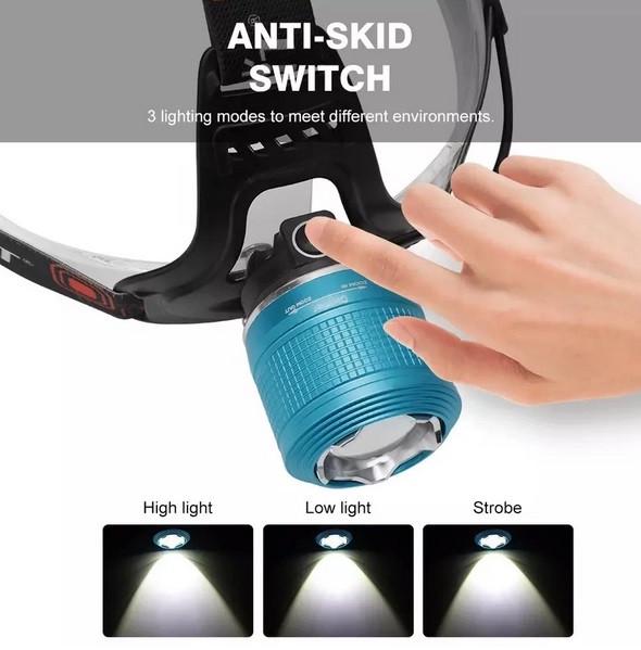 Налобный фонарь Bailong 2199-T6 3 режима (2025772383) - фото 6 Налобный фонарь Bailong 2199-T6 3 режима (2025772383) - фото 6